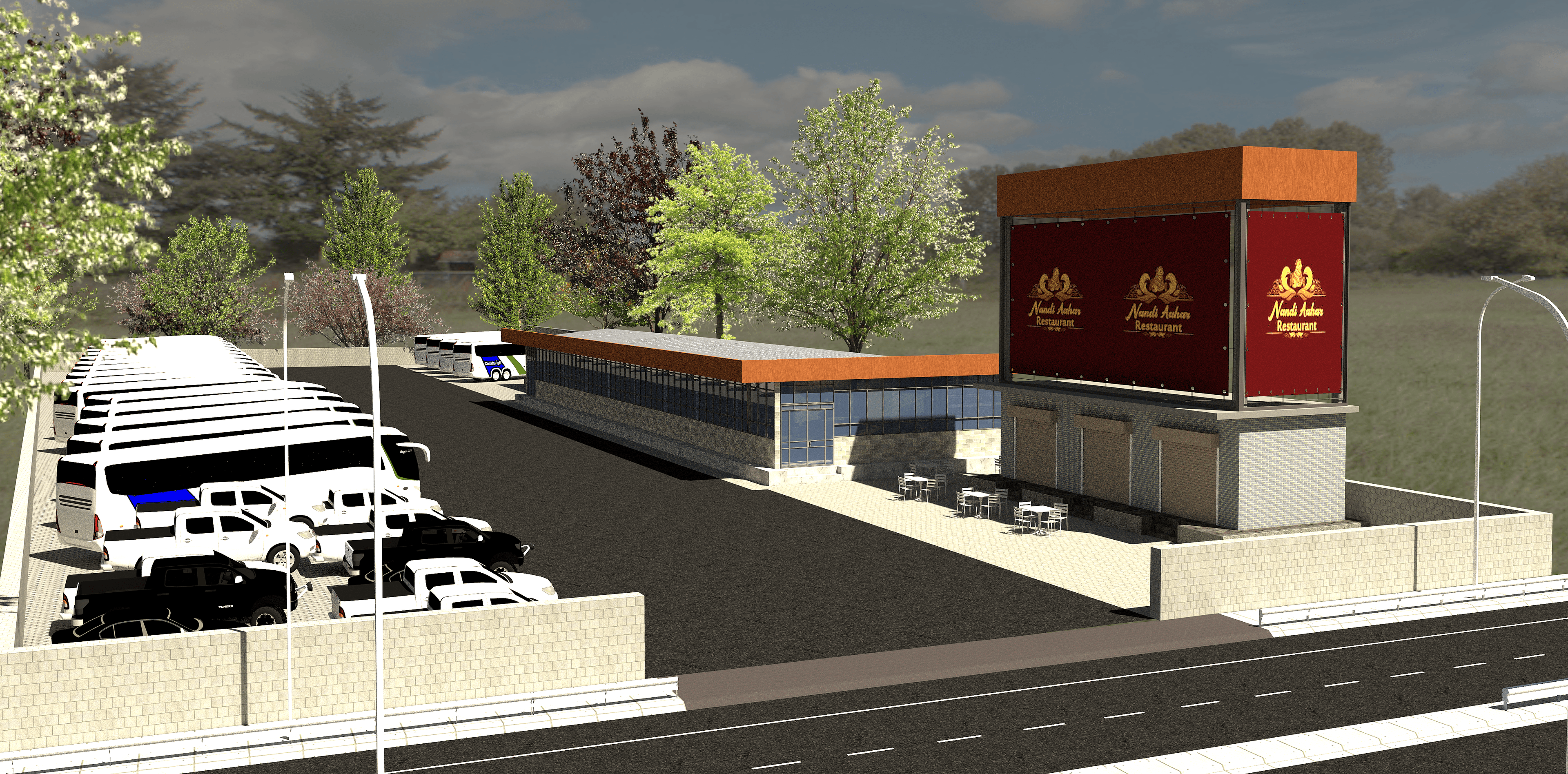 Front View of Restaurant